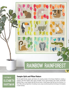 Quilt Pattern: Rainbow Rainforest by Elizabeth Hartman