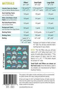 Quilt Pattern: Social Sharks by Elizabeth Hartman