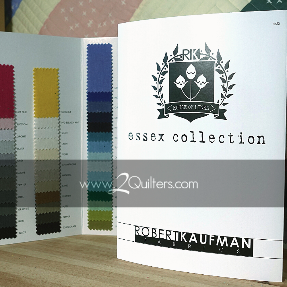 Complete Essex Collection Color Card from Robert Kaufman Fabrics