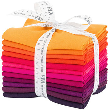 Bundle (select size) Kona Cotton: Birds of Paradise palette, 12 pcs