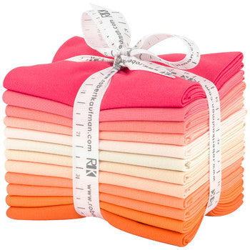 Bundle (select size) Kona Cotton: Melon Ball palette, 12 pcs