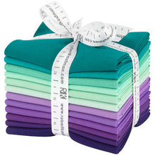 Load image into Gallery viewer, Bundle (select size) Kona Cotton: Aurora palette, 12 pcs