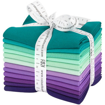 Bundle (select size) Kona Cotton: Aurora palette, 12 pcs