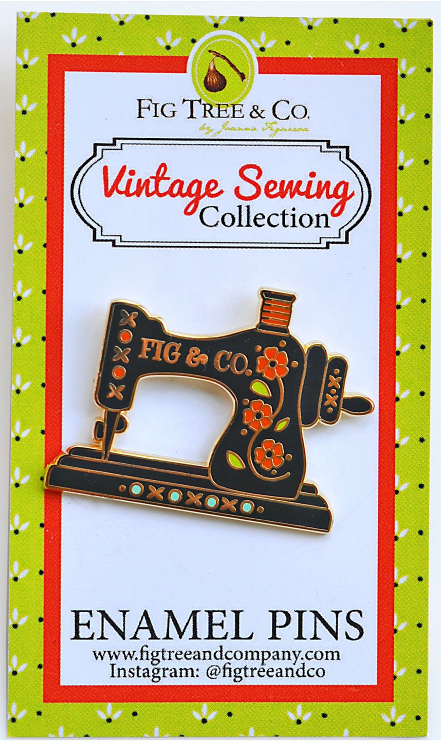 Farmhouse series #3: Sewing Machine Enamel Pin