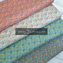 Load image into Gallery viewer, *Closeout Sale* Farm Meadow, Tiny Florals in Dark Teal, per half-yard
