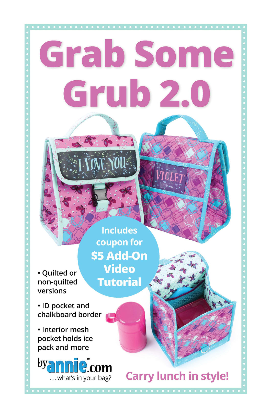 Grab Some Grub 2.0, Patterns by Annie