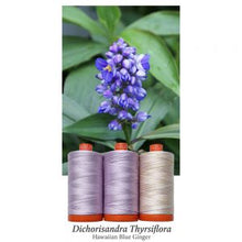 Load image into Gallery viewer, Aurifil Colour Builders: Hawaiian Blue Ginger, 3-spool box