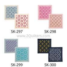 Load image into Gallery viewer, Olympus Japanese Hitomezashi Sashiko Coasters Kit (set of 2) - Select Design