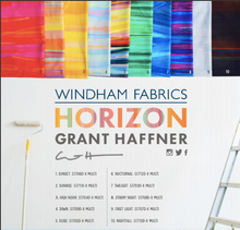 Load image into Gallery viewer, HORIZON, Nightfall by Grant Haffner for Windham Fabrics, per half yard