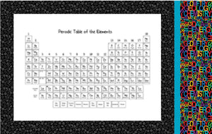 *Closeout Sale* It's Elementary, Word Science in Black, Windham Fabrics, per half yard