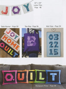 Alphabet Soup Kona Solids Fabric Kit (Per Tile)