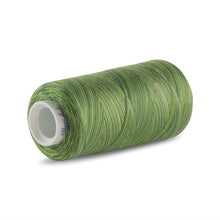 Load image into Gallery viewer, Maxi-Lock Swirls Serger Thread 3,000yds - Kiwi Twist Wave Variegated