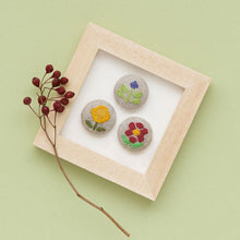 Load image into Gallery viewer, Olympus Japanese Kogin Buttons Kit #72 - by Harino Toto (Yuki Ueki)