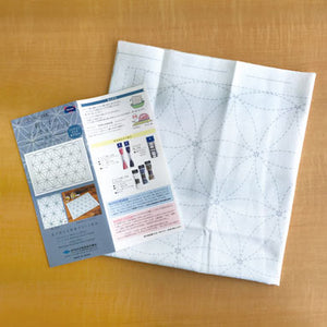 Olympus Sashiko Placemat Fabric Only, Traditional Series - Select Design (Indigo Fabric)