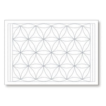 Load image into Gallery viewer, Olympus Sashiko Placemat Fabric Only, Traditional Series - Select Design (White Fabric)