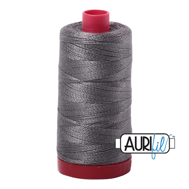 Aurifil 12wt Thread - Large Spool Grey Smoke #5004