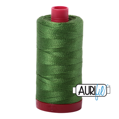 Aurifil 12wt Thread - Large Spool Dark Grass Green #5018