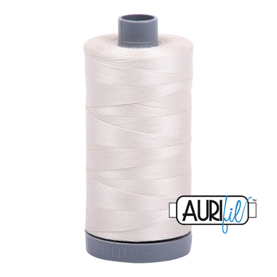 Aurifil 28wt Thread - Silver White #2309