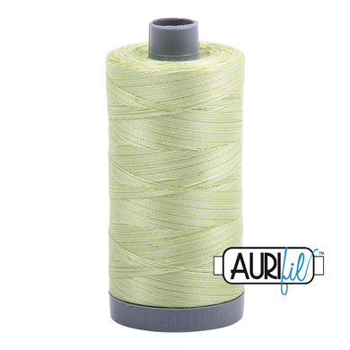 Aurifil 28wt Thread - Light Spring Green - Variegated #3320