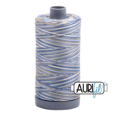 Aurifil 28wt Thread - Lemon Blueberry - Variegated #4649