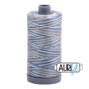 Aurifil 28wt Thread - Lemon Blueberry - Variegated #4649