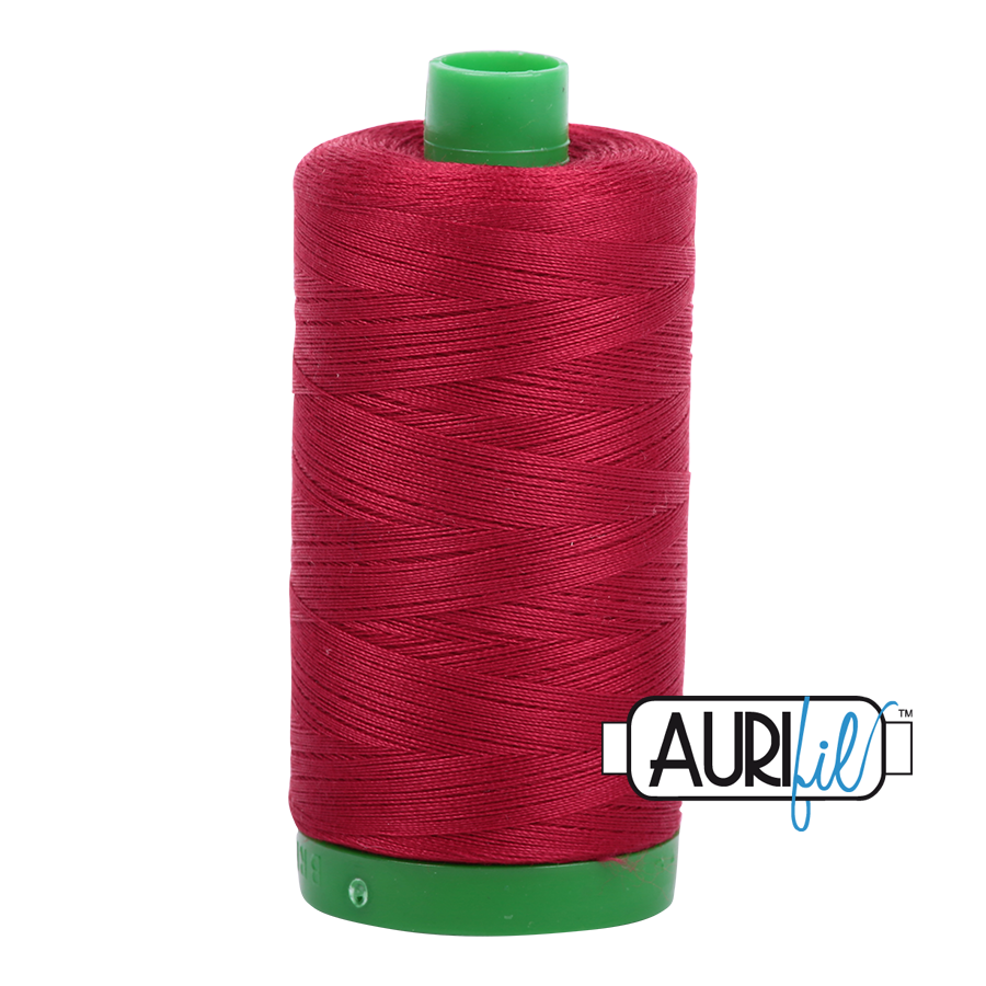 Aurifil 40wt Thread - Large spool Red Wine #2260