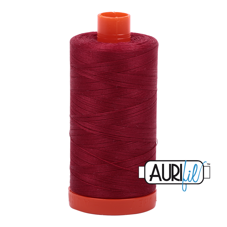 Aurifil 50wt Thread - Large spool Burgundy #1103