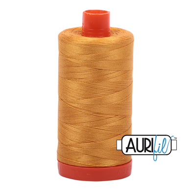 Aurifil 50wt Thread - Large spool Mustard #2140