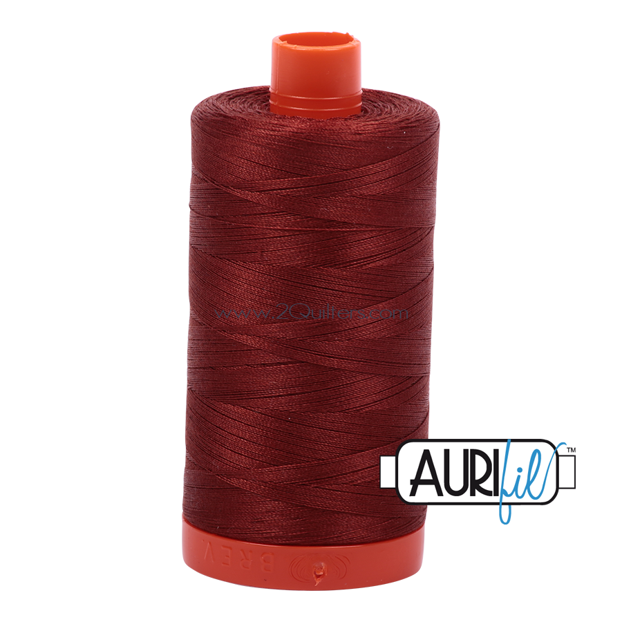 Aurifil Cotton Mako 2355 Rust 50wt Aurifil Cotton Mako 2355 Rust 50wt