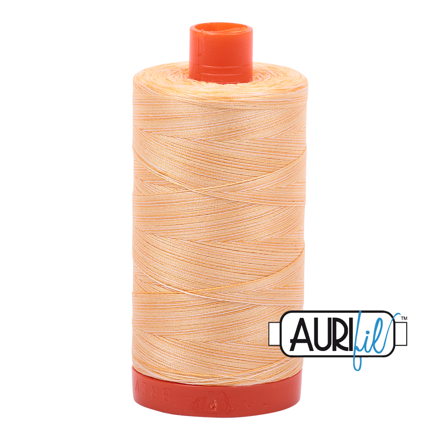 Aurifil 50wt Thread - Large spool Golden Glow - Variegated #3920