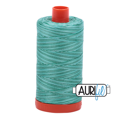 Aurifil 50wt Thread - Creme de Menthe - Variegated #4662