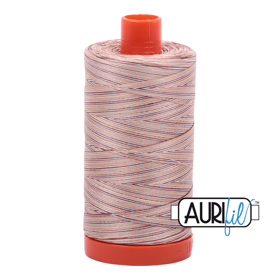 Aurifil 50wt Thread - Large spool Biscotti - Variegated #4666