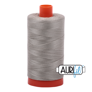 Aurifil 50wt Thread - Large spool Light Grey #5021