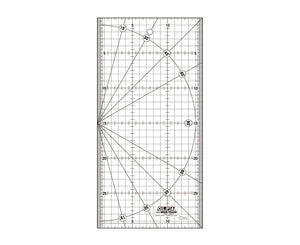 OLFA 15cmX30cm Rectangular Frosted Acrylic Ruler (MQR-15x30)