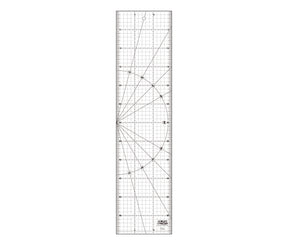 OLFA 15cmX60cm Rectangular Frosted Acrylic Ruler (MQR-15x60)