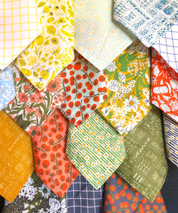 *Closeout Sale* Mazy, Bounty in Daisy by Dylan Mierzwinski, per half-yard