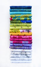Load image into Gallery viewer, *Closeout Sale* Norma Rose, Recipe Cards in Acid Green by Natalie Barnes, per half-yard