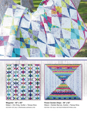 Load image into Gallery viewer, *Closeout Sale* Norma Rose, Recipe Cards in Acid Green by Natalie Barnes, per half-yard