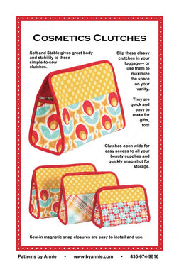 Cosmetics Clutches, Patterns by Annie