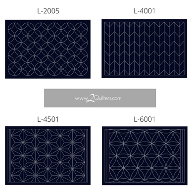 Olympus Sashiko Placemat Fabric Only, Traditional Series - Select Design (Indigo Fabric)