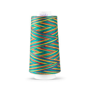Maxi-Lock Swirls Serger Thread 3,000yds - Rainbow Variegated