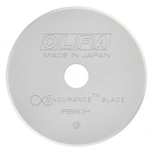 Load image into Gallery viewer, OLFA 60mm Endurance Rotary Blade, Pack Of 1 (RB60H-1)