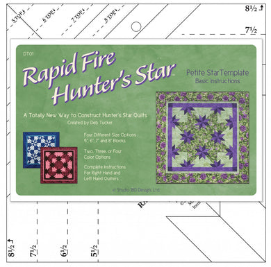 Rapid Fire Hunter's Star Petite Ruler by Deb Tucker's Studio 180 Design