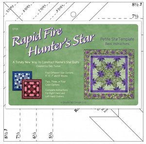 Rapid Fire Hunter's Star Petite Ruler by Deb Tucker's Studio 180 Design