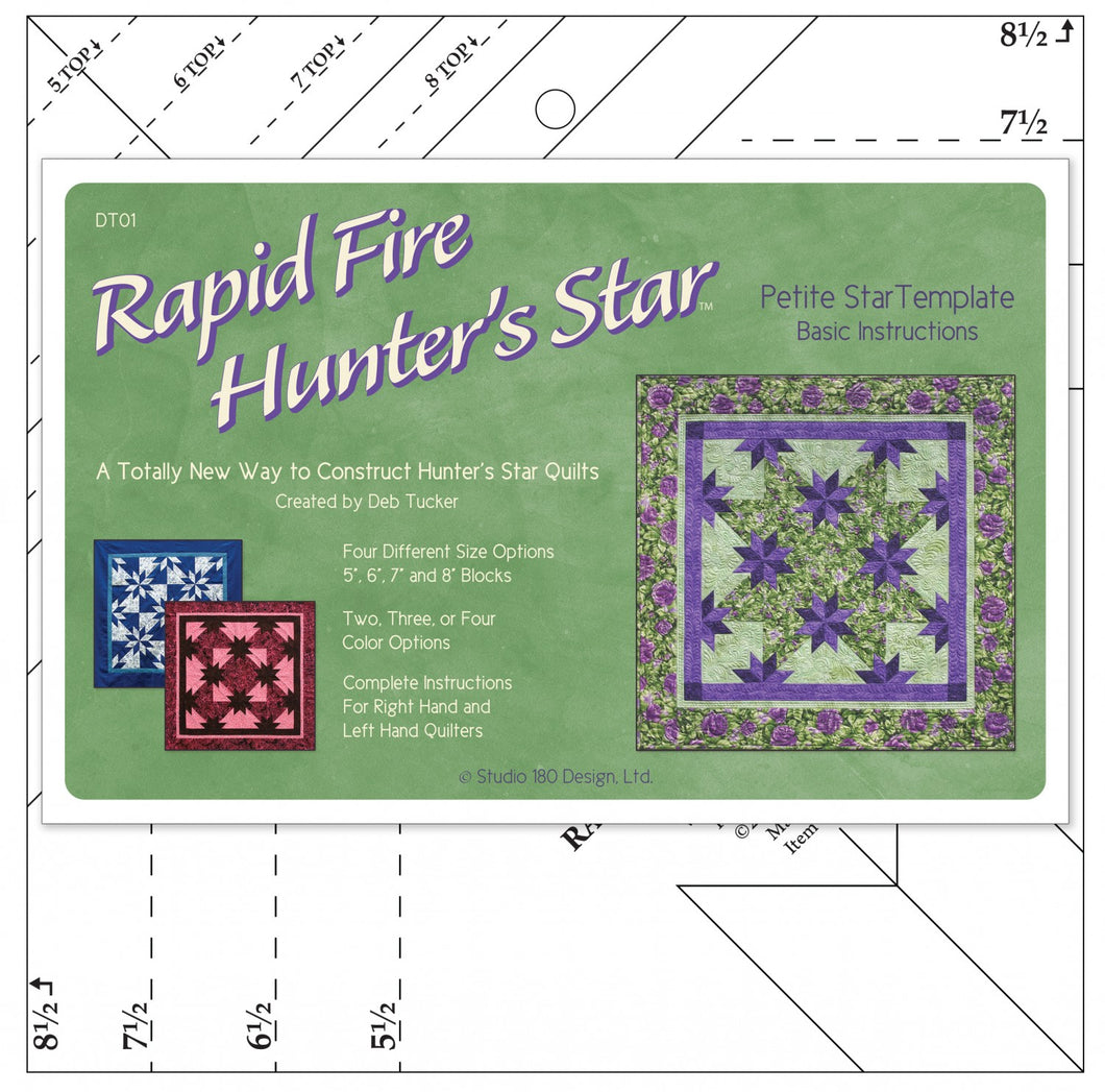 Rapid Fire Hunter's Star Petite Ruler by Deb Tucker's Studio 180 Design