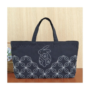 Olympus Sashiko Kit - 2 ways: Mini Tote or Cafe Apron (Asanoha