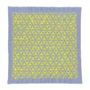 Olympus #SK-362 Japanese Sashiko Hitomezashi, Hana-Fukin - Star and 3 Diamonds (Lilac)