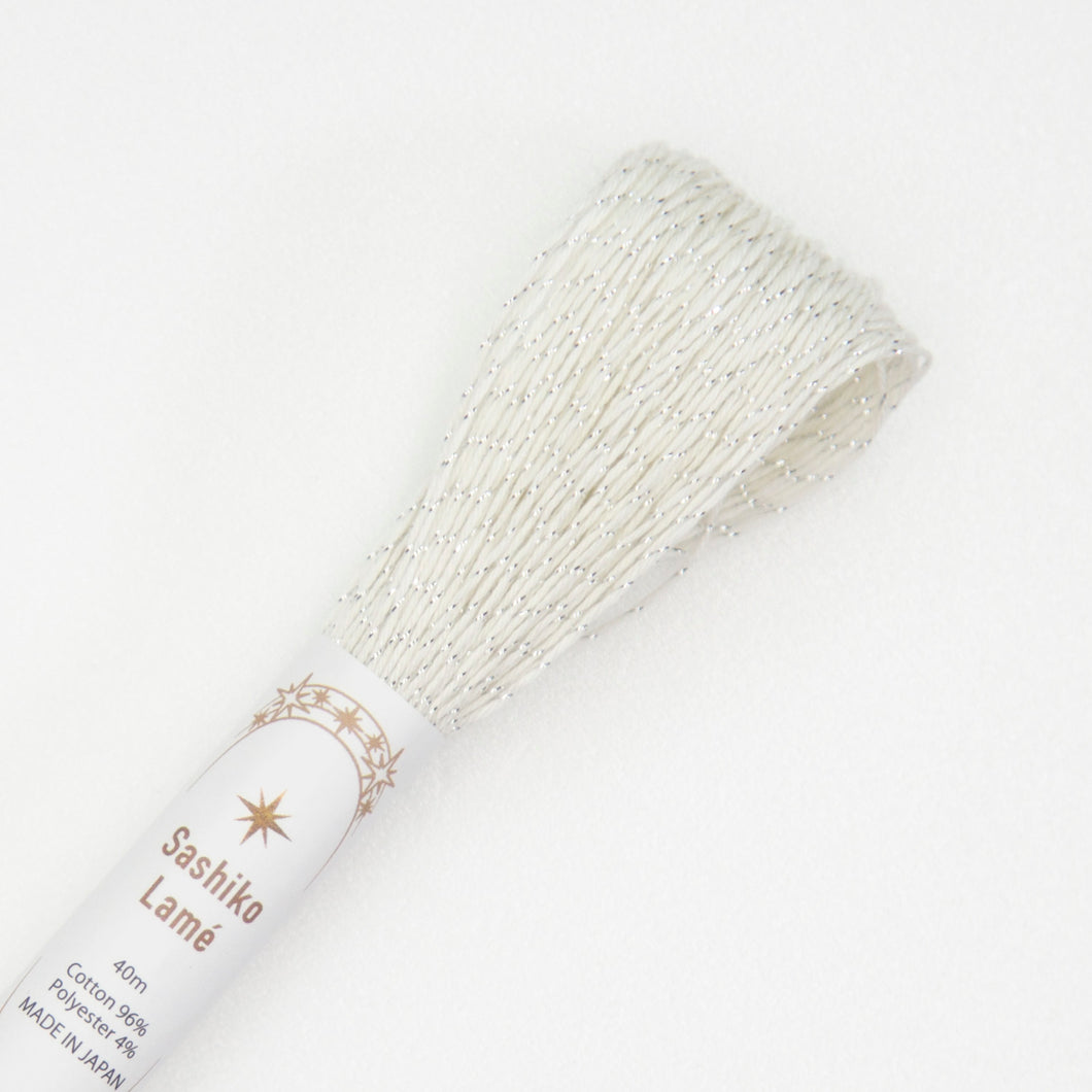Olympus Sashiko Lamé Thread - 15 Colours (40m skein), Select Colour