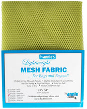 Load image into Gallery viewer, Lightweight Mesh Fabric from ByAnnie - 18&quot; X 54&quot; (Choose Colour)