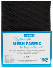 Load image into Gallery viewer, Lightweight Mesh Fabric from ByAnnie - 18&quot; X 54&quot; (Choose Colour)